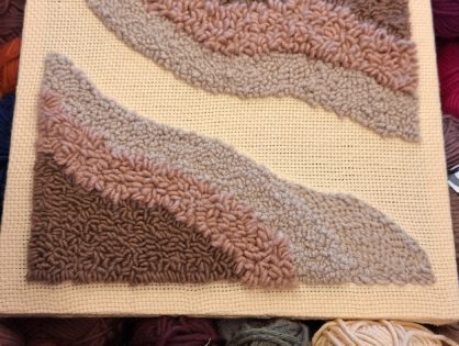 Strukturalny obraz punch needle